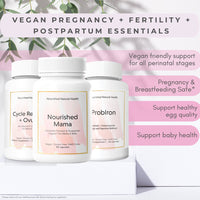 Thumbnail for Vegan Pregnancy + Fertility + Postpartum Essentials Bundle - Bundle & Save - Nourished Natural Health