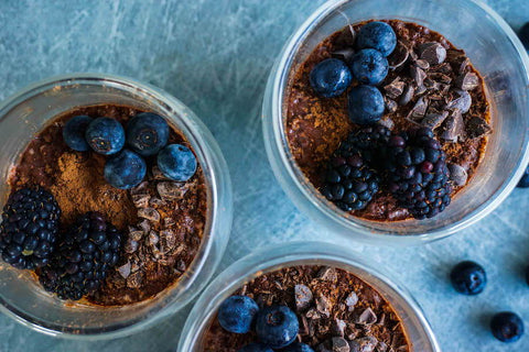 4 Ingredient Chocolate Coconut Chia Pudding