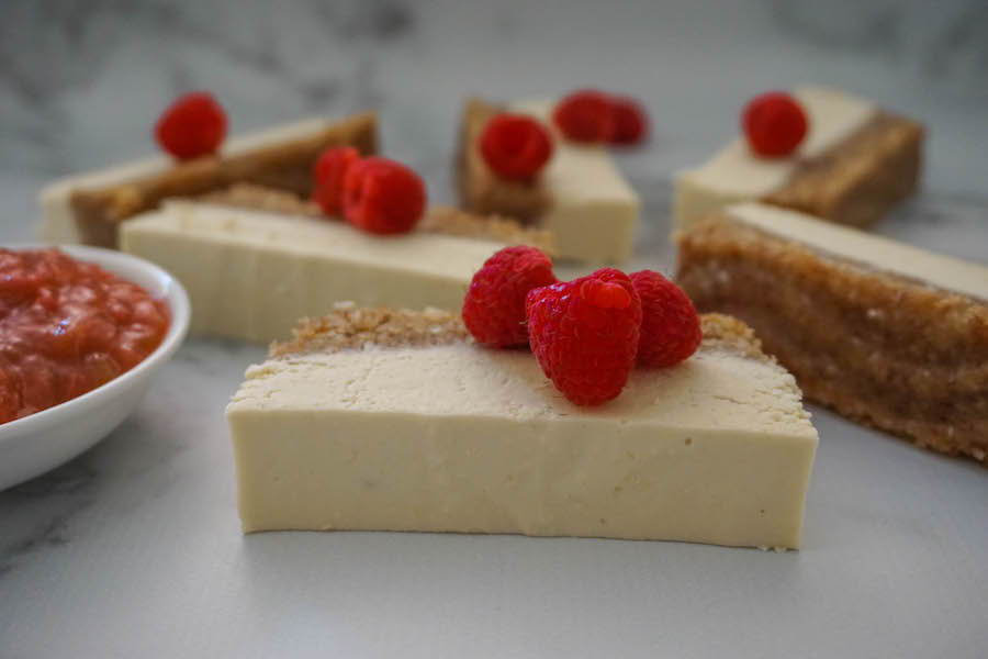 Almost Raw Rhubarb Lemon 