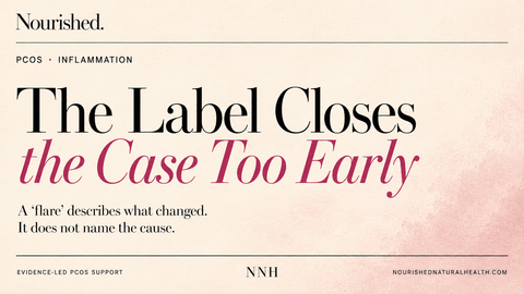 Inflammatory PCOS/PMOS: The Label Closes the Case Too Early