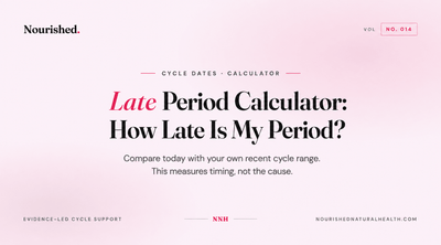 Late Period Calculator: How Late Is My Period?