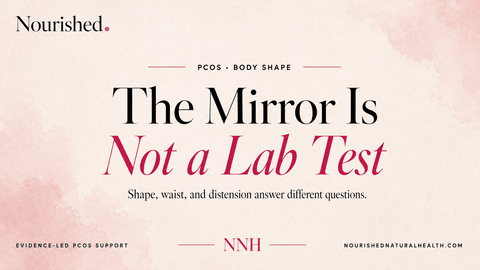 PMOS/PCOS Belly: What the Shape Can and Cannot Tell You