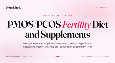 PMOS/PCOS Fertility Diet and Supplements