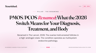 PMOS/PCOS Renamed: What the 2026 Switch Means for Your Diagnosis, Treatment, and Body
