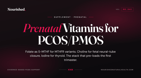 Prenatal Vitamins for PCOS/PMOS
