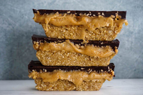 Salted Caramel, Peanut, Chocolate Slice