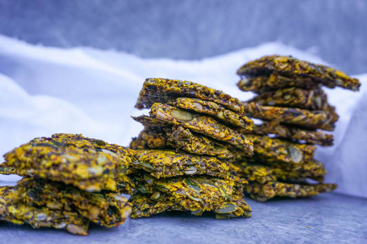 Supercharged Snacking: Turmeric Seed Crackers (Gf, Vg) - Nourished Natural Health