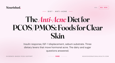 The Anti-Acne Diet for PCOS/PMOS: Foods for Clear Skin