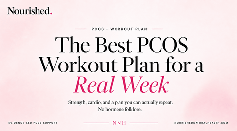 The Best PMOS/PCOS Workout Plan for a Real Week