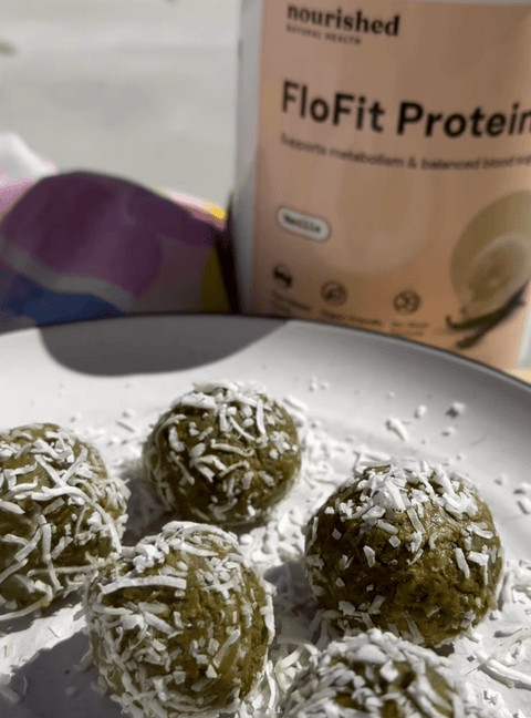 Vanilla Matcha Protein Balls