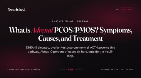What is Adrenal PCOS/PMOS? Symptoms, Causes, and Treatment
