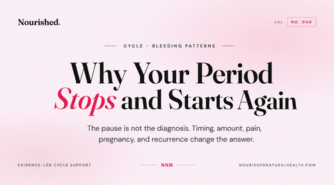 Why Your Period Stops, Then Starts Again Hours or Days Later