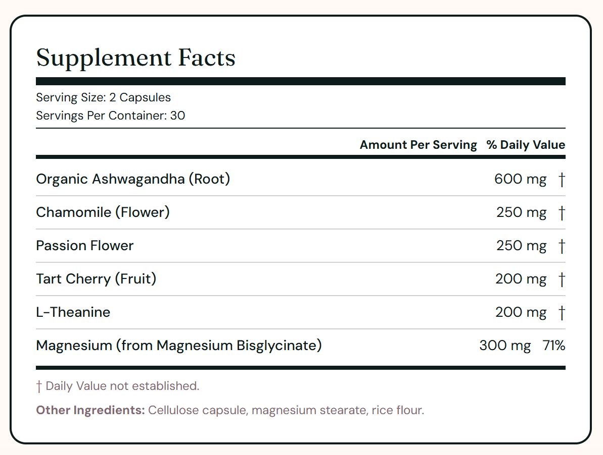 Supplement Facts