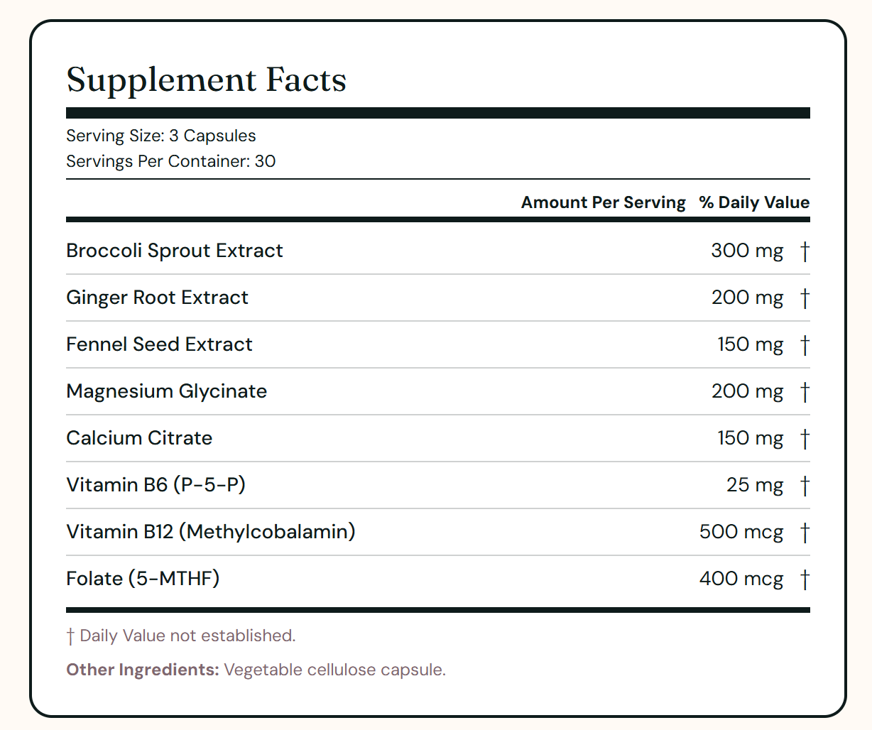 Supplement Facts