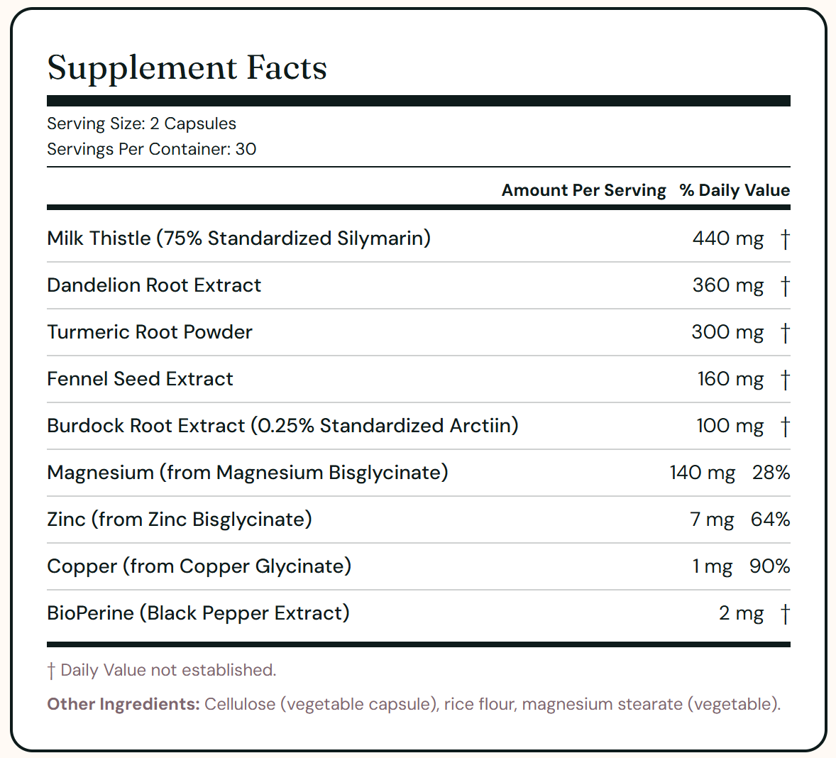 Supplement Facts