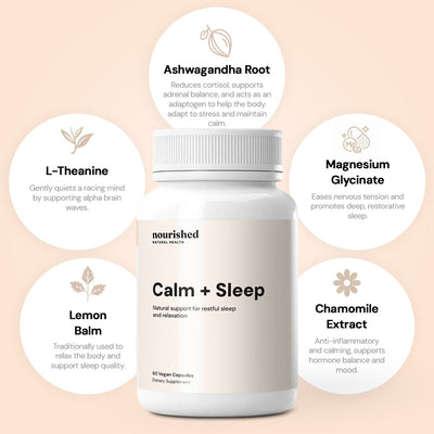 Calm + Sleep - Nourished Natural Health