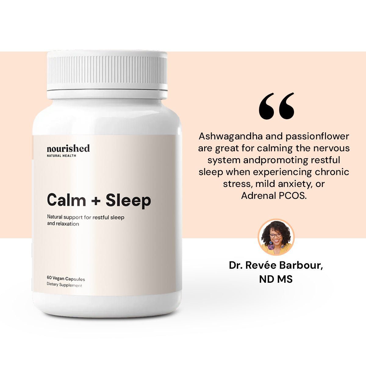 Nature's Live Sleep Support Supplement - 60/120 Capsules With Omega-3 & B6 For Better Sleep & Stress Relief