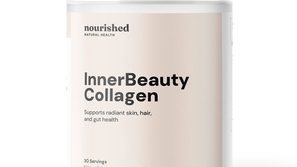 inner beauty collagen glutathione probiotics PCOS Supplement for Skin, Nails, Hair & Gut Health – Nourished Natural Health