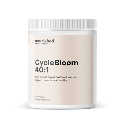 Regular el ciclo nutrido + ovulado - 40: 1 myo + d -chiro inositol