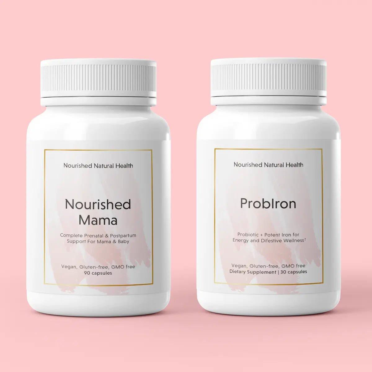 Iron + Multi Basics - Pregnancy, Fertility + Postpartum Bundle - Bundle & Save - Nourished Natural Health