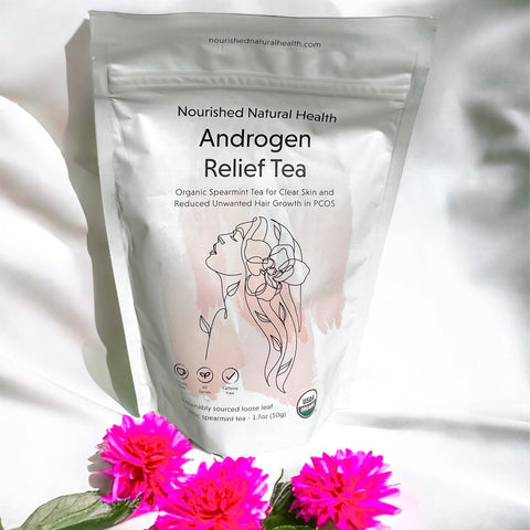 Nourished Androgen Relief Tea - 100% Certified Organic Spearmint Tea LIMITED RELEASE - Nourished Natural Health