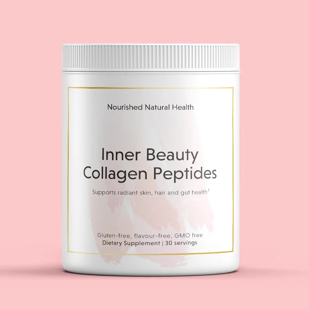 Nourished Inner Beauty Collagen Peptides - Grass Fed Bovine - Collagen Types I+II+III (Subscribe & Save Up To 35%) - Nourished Natural Health