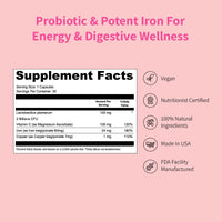 Thumbnail for Nourished ProbIron - Probiotic + Potent Iron for Energy & Digestive Wellness - Nourished Natural Health