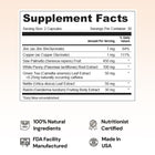 AndroEase Plus supplement facts label — dosage and ingredient breakdown for PCOS hormonal support