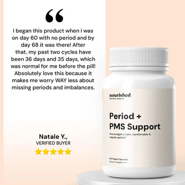 Period + PMS Support - Save 65%+ - Nourished Natural Health