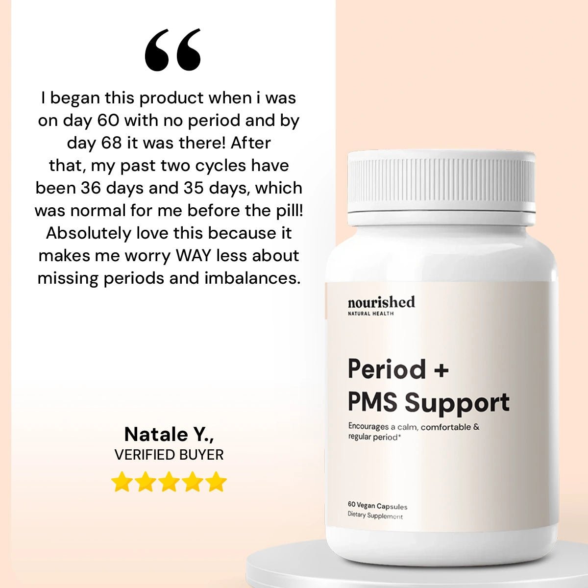 Period + PMS Support - Save 65%+ - Nourished Natural Health