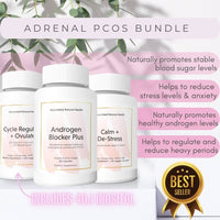 Thumbnail for Adrenal PCOS Bundle+ - 3 Bottle Pack - Save 20%+ - Nourished Natural Health