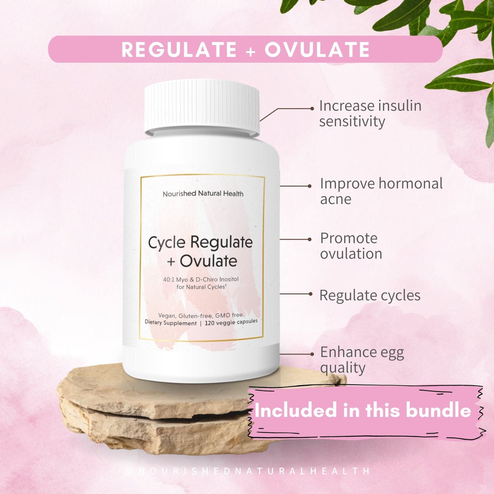 Natural Fertility Booster Bundle For PCOS - Save 20%+ - Nourished Natural Health