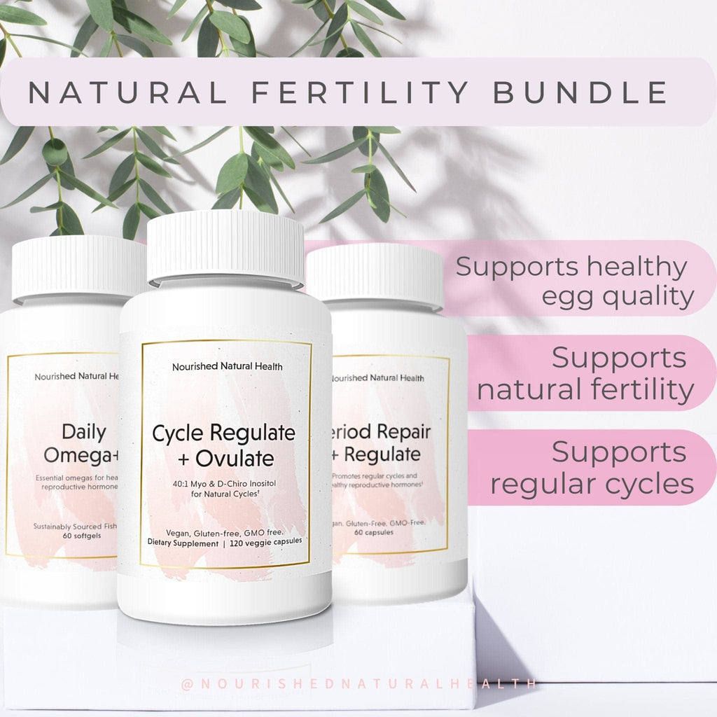 Natural Fertility Booster Bundle For PCOS - Save 20%+ - Nourished Natural Health