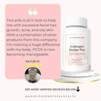 Thumbnail for Nourished Androgen Blocker Plus For PCOS - #1 Best Seller - Nourished Natural Health