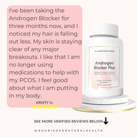 Thumbnail for Nourished Androgen Blocker Plus For PCOS - #1 Best Seller - Nourished Natural Health