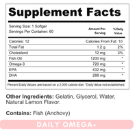 Thumbnail for Nourished Daily Omega+ - Nourished Natural Health