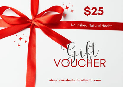 Nourished PCOS Vitamins Christmas Gift Card - 10% Off - Discount applied at checkout - Nourished Natural Health