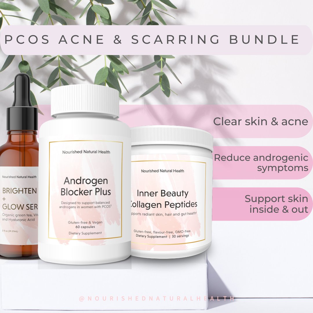 PCOS Acne & Scarring Support Bundle - Save 20%+ - Nourished Natural Health