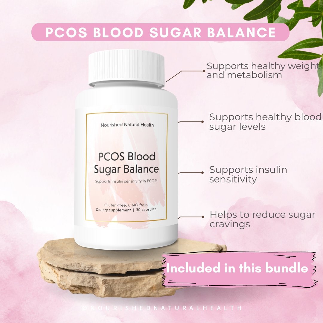 PCOS Essentials Bundle - Best Seller Pack - Bundle & Save 20%+ - Nourished Natural Health