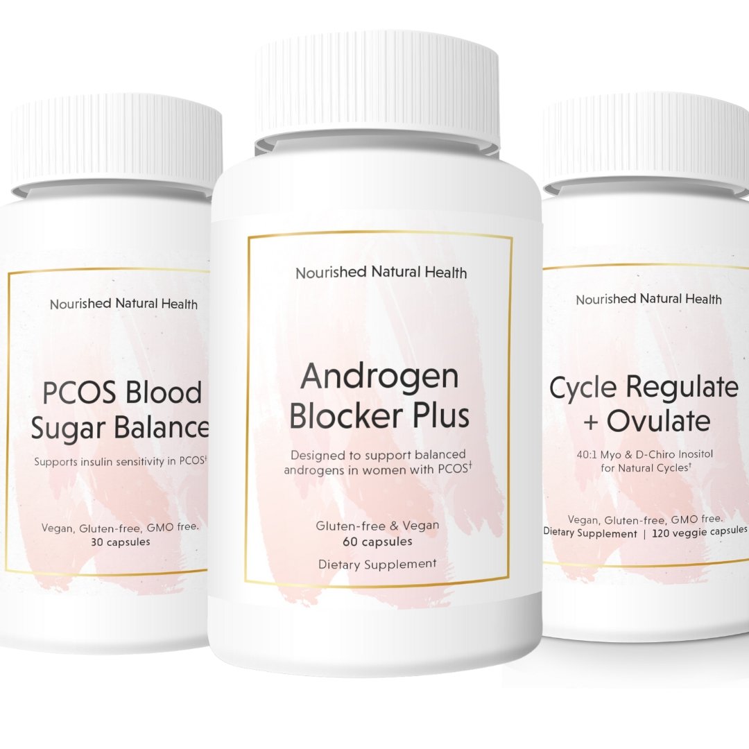 PCOS Essentials Bundle - Best Seller Pack - Bundle & Save 20%+ - Nourished Natural Health