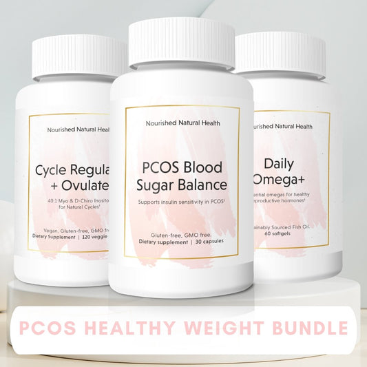 PCOS Healthy Weight & Metabolism Support Bundle - Bundle & Save 20%+ - Nourished Natural Health