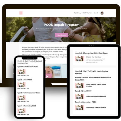 PCOS Repair Program: 8 Weeks To Heal Your PCOS Forever - Nourished Natural Health