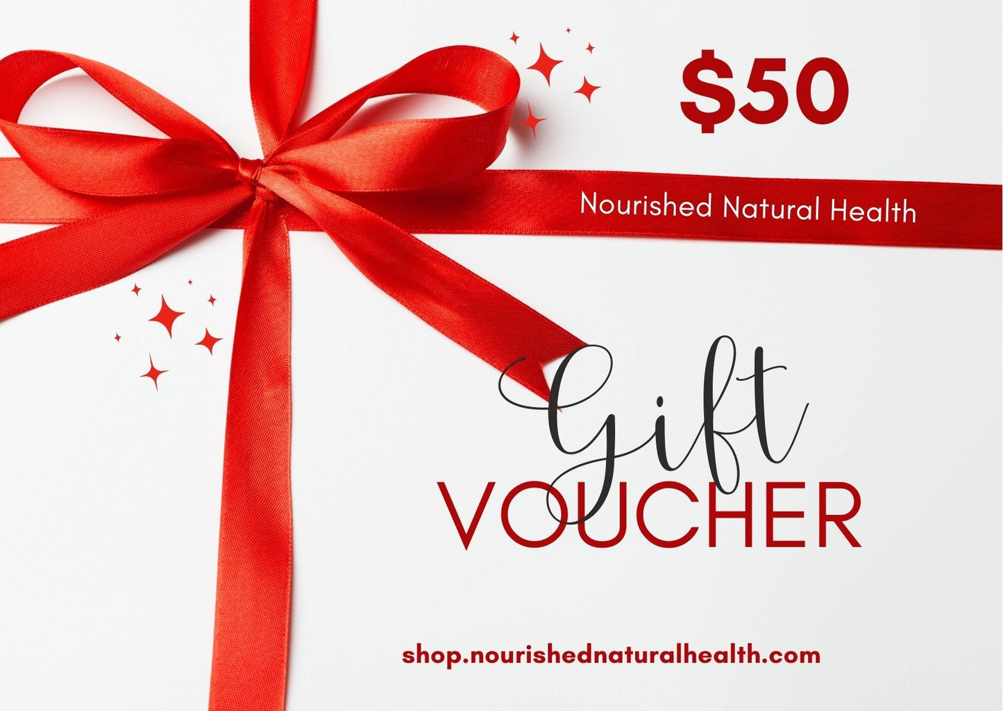PCOS Vitamins Gift Card - Nourished Natural Health