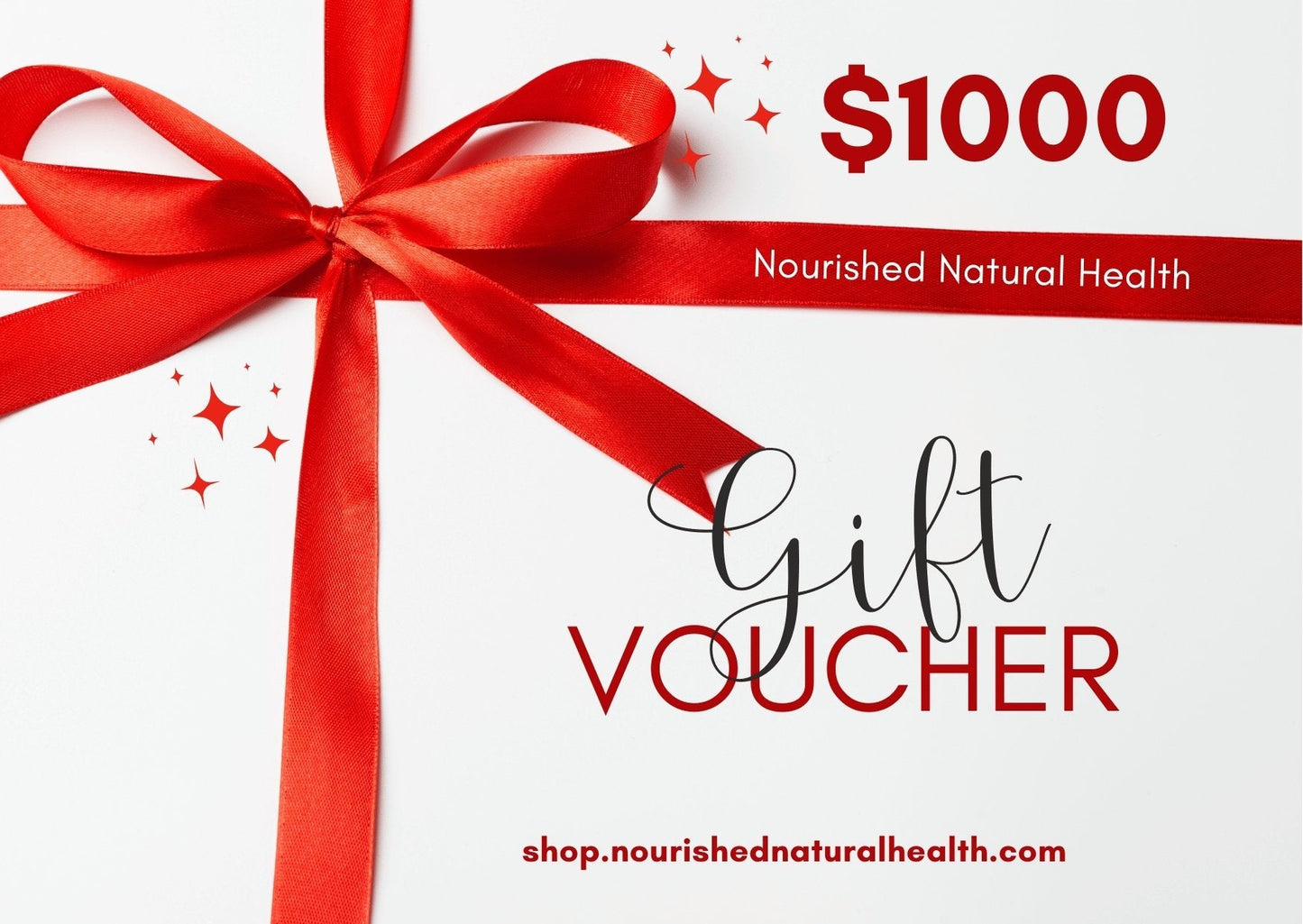PCOS Vitamins Gift Card - Nourished Natural Health